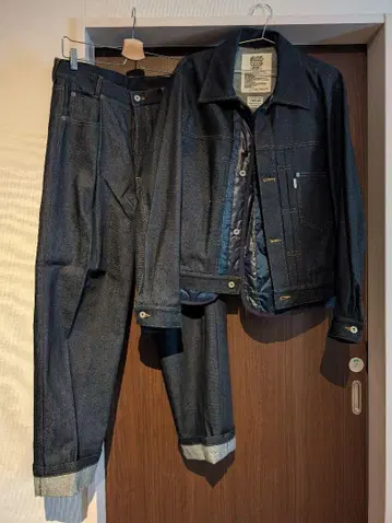 elephant TRIBAL fabrics 데님 셋업