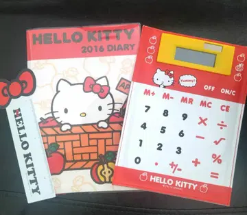 키티 헬로키티 수첩 계산기 포함 다이어리