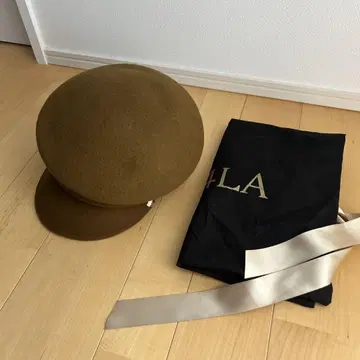 ca4la 헌팅 캡 브라운