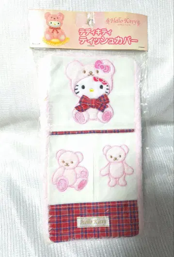 HELLO KITTY 테디키티 티슈 커버 헬로키티 키티