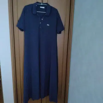 LACOSTE 피케 셔츠 롱 원피스