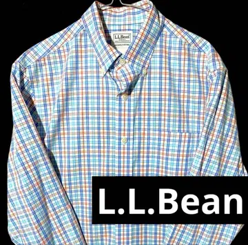 L.L.Bean S.M 긴팔 타탄 체크 셔츠