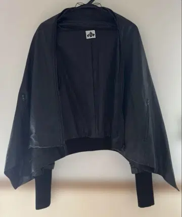 블랙 가죽 자켓