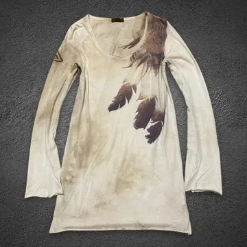 archive goa three feathers print T-shirt