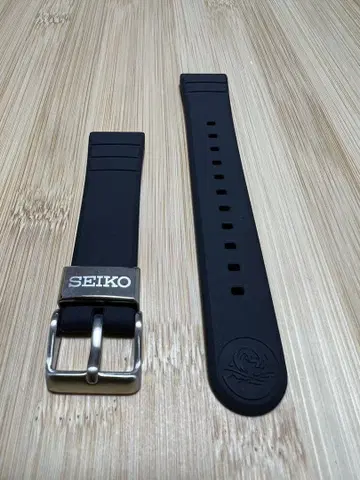 세이코 정품 프로스펙스 실리콘 벨트 20mm 블랙