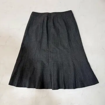 빈티지 울 머메이드 플레어 스커트 일본제 그레이