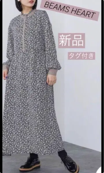 새상품 택 포함 빔즈 하트 앤티크 플라워 원피스