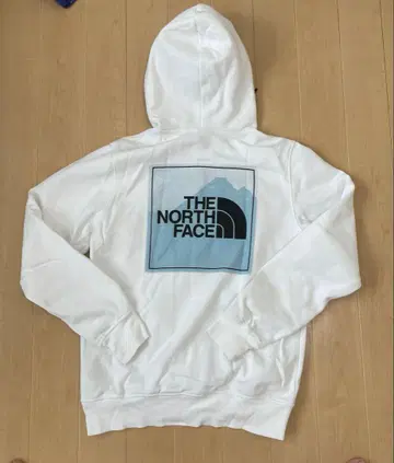 THE NORTH FACE 화이트 후드티 S 사이즈 해외 유통 모델