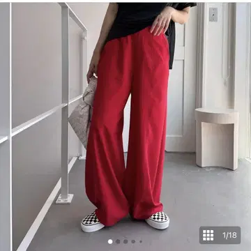 린넨 터치 커브 PT/레드