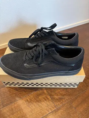 VANS 블랙 올드스쿨 스니커즈