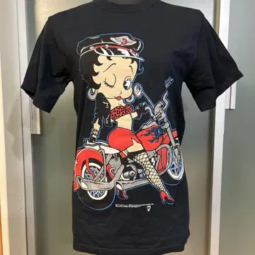 베티짱 프린트 T셔츠 아메리칸 바이크 프룻 오브 더 룸