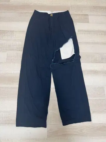 searoomlynn 크러쉬 치노 팬츠 네이비