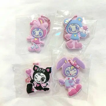 메조피아노 캡슐 러버 마스코트 4개 세트