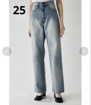 MOUSSY 마우지 HW DAMAGE LOOSE STRAIGHT 25
