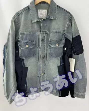 sacai Denim x Nylon Twill Jacket
