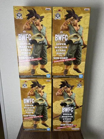 미개봉 새상품 드래곤볼 초 BWFC 3 바이바이 손오공 4개 세트