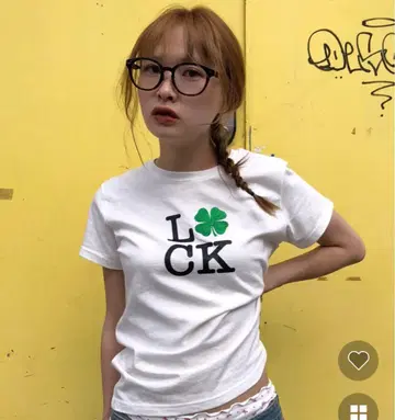 hoop 럭키 클로버 T셔츠 nugu