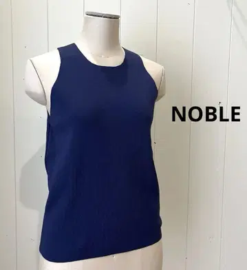 노블 NOBLE 썸머 니트 슬리브리스 상의 탱크탑