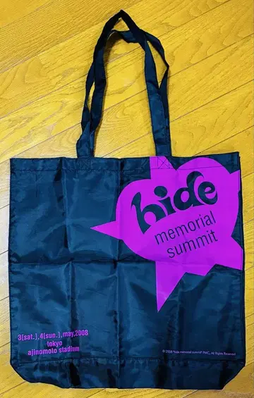 hide 메모리얼 2008 토트백 핑크 하트