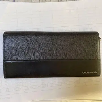 CK CALVIN KLEIN 블랙 장지갑