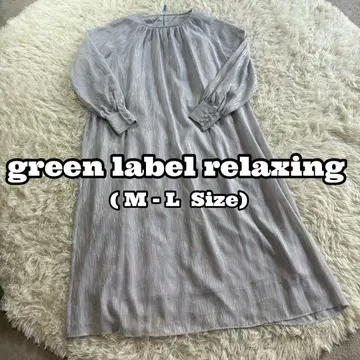 [ green label relaxing ] 시어 원피스 라이트 그레이