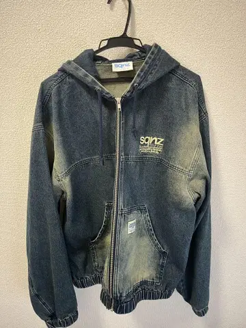 sqnz washed denim jacket / 남녀 공용