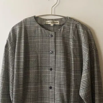 빈티지 체크 무늬 롱 원피스 80s 90s