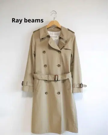 Ray BEAMS 레이빔즈 코튼 개버딘 트렌치코트