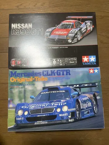 TAMIYA Nissan R390 GT1 &Mercedes CLK-GTR