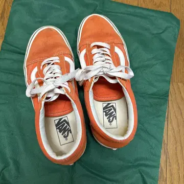 VANS 오렌지 스니커즈
