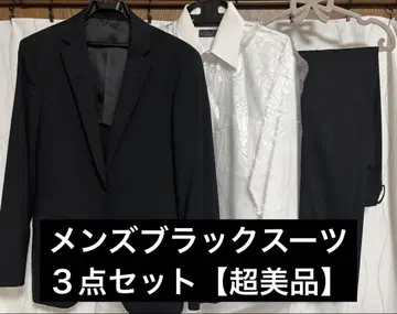 세탁 가능한 수트 블랙 포멀 정장 세트