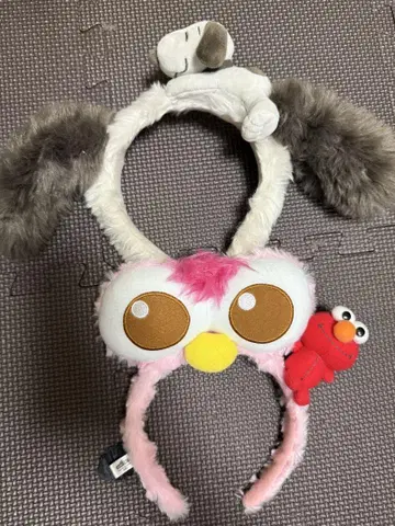 엘모 스누피 머리띠