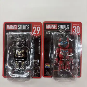 MARVEL BE@RBRICK 블랙 팬서 아이언하트