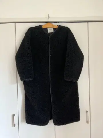 freaks store 보아 롱 코트 블랙