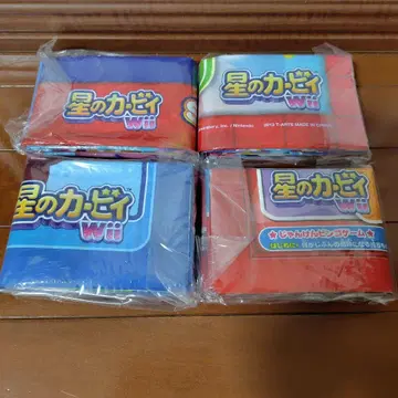 별의 커비 Wii 와쿠와쿠 플레이 시트 4종 세트