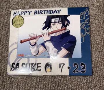 NARUTO 우치하 사스케 벌스데이 브로마이드 세트 최초 한정 핀즈 포함