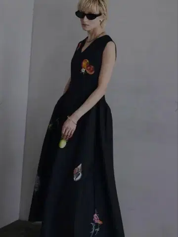 AMERI VINTAGE ELEANOR LINEN LIKE DRESS