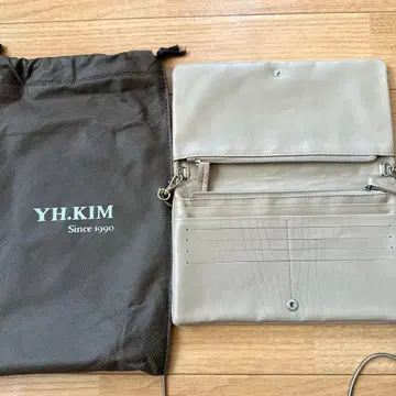YH.KIM 베이지 숄더백