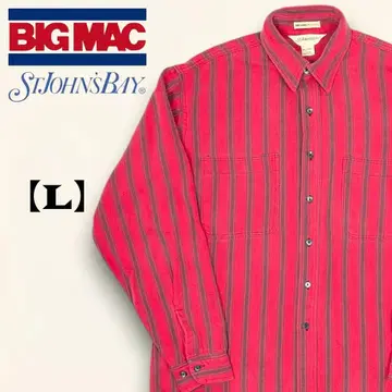 USA제 80's St JOHN'S BAY'BIGMAC' 헤비 플란넬