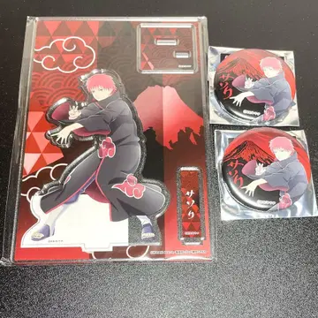 후지큐 하이랜드 NARUTO 나뭇잎 마을 아크릴 스탠드 캔뱃지 전갈