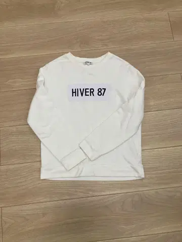 HIVER 87 긴팔 맨투맨 S 화이트