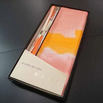 미사용 새상품 핑크 허리띠 오비 장식 천 세트 d579