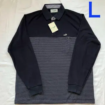 [ 미사용 새상품 ] Lacoste 긴팔 피케 셔츠 L 네이비 라코스테