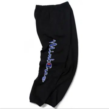 Champion x Mint Crew 리버스 위브 스웨트 팬츠 블랙