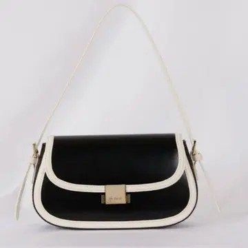 Classic Two-Tone Baguette Bag