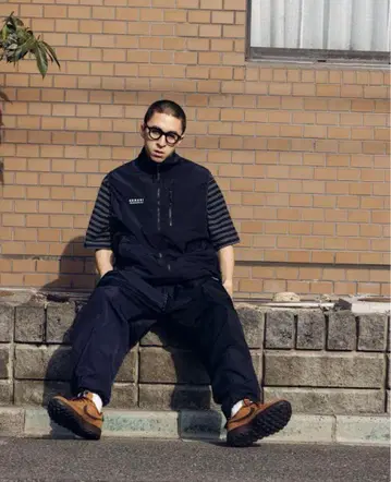 SUMARI 네이비 집업 나일론 베스트 1