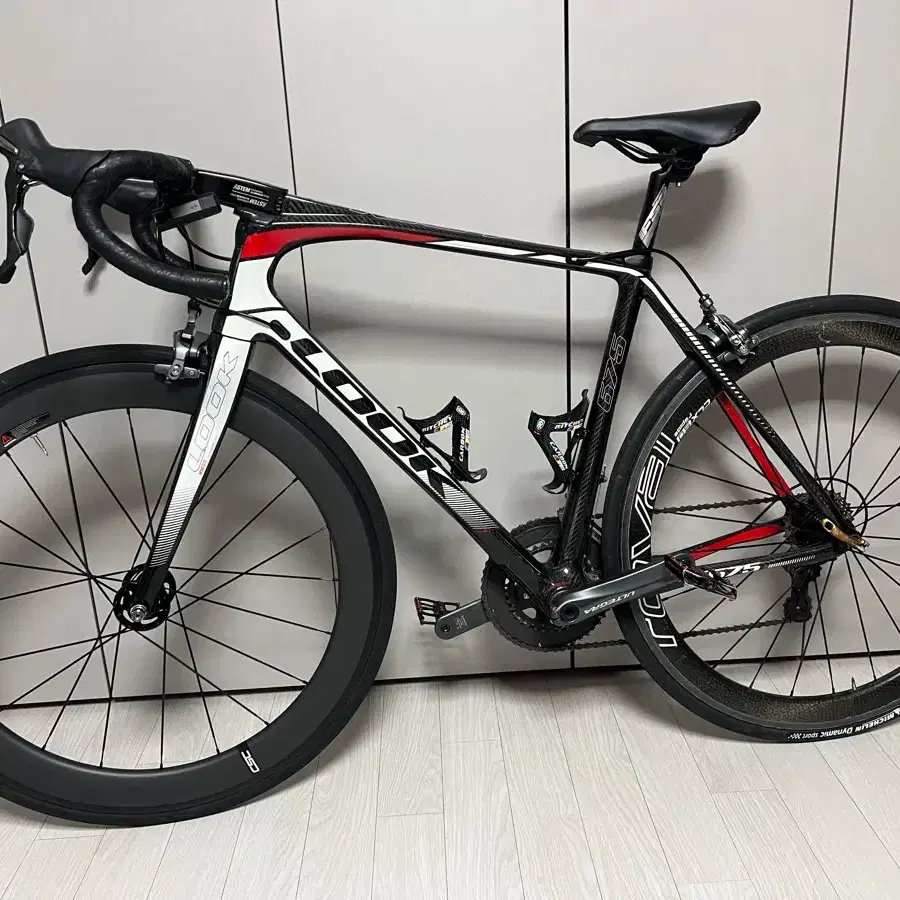 Quick sale Look 675 full carbon road bike with carbon wheelset