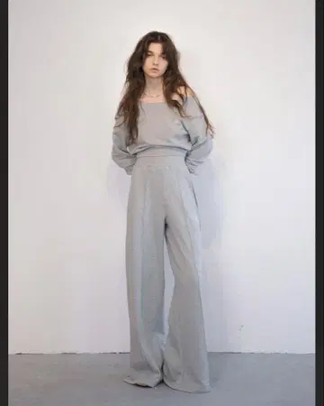 juemi 주에미 와이드 스웨트 팬츠