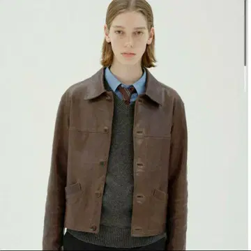 AURALEE HEAVY LAMB LEATHER BLOUSON 4