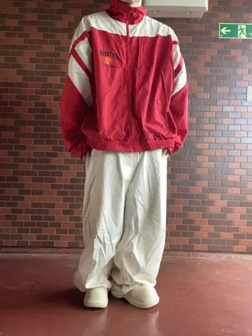 빨간색 나일론 자켓 3XL 농구